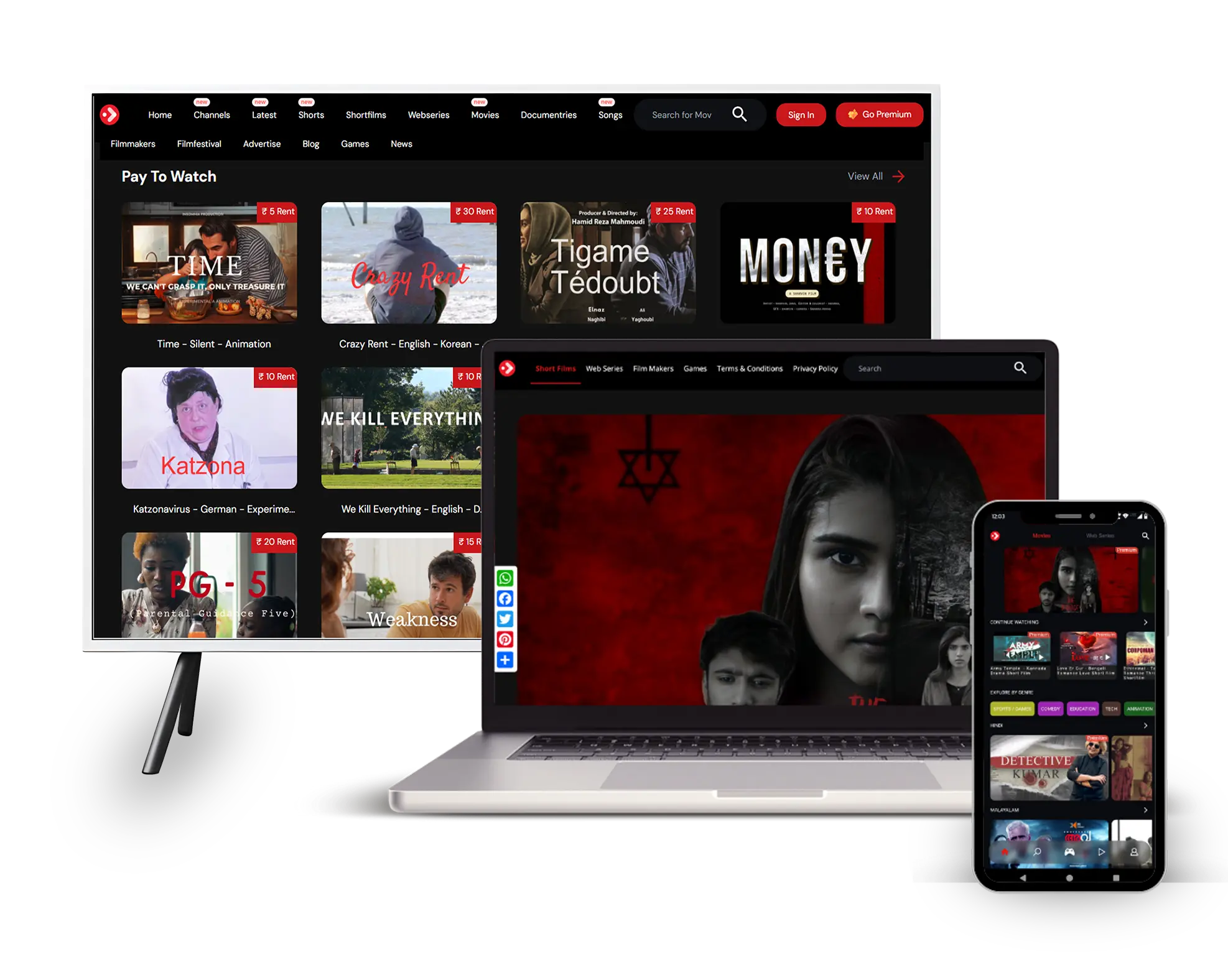 Shortfundly OTT promotional banner